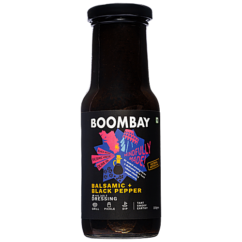 Buy BOOMBAY Balsamic + Black Pepper Dressing Smoky & Earthy Online at