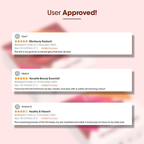 TAC - The Ayurveda Co. Lip Cheek & Eye Tints Magic Box - Assorted Shades, 20 g  Longlasting Impact, For Bright Lips & Cheeks