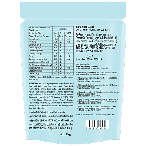 Sundrop Duo Cruncheez, 70 g Multigrain Centre, 50% Lower Sugar