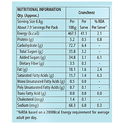 Sundrop Duo Cruncheez, 70 g Multigrain Centre, 50% Lower Sugar