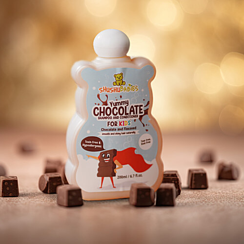 ShuShu Babies Yummy Chocolate Shampoo & Conditioner For Kids, 200 ml Tear & Toxin Free