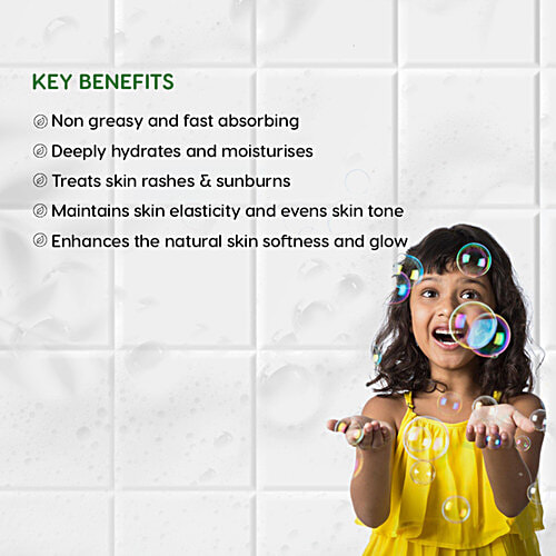 ShuShu Babies Wild Raspberry Face & Body Lotion - For Kids, 200 ml Non-Greasy, Fast Absorbing