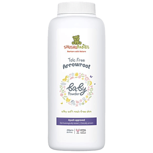 Buy ShuShu Babies Talc Free Arrowroot Baby Powder For Silk Soft Rash