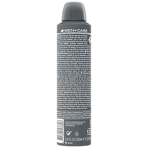 Dove Deo Men+Care Invisible Dry Spray Antiperspirant Deodorant, 250 ml Anti-Yellow Stains, Anti-White Marks, 48 Hours Sweat & Odour Protection, Moisturising Cream, Non-Irritant on Skin, Long-Lasting Fragrance