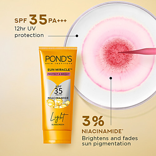 Ponds Serum-Boost Sunscreen Lightweight Cream SPF 35 PA+++, 15 g  