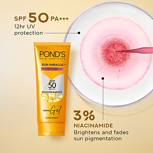 Ponds Serum-Boost Sunscreen Gel SPF 50 PA+++, 100 g  