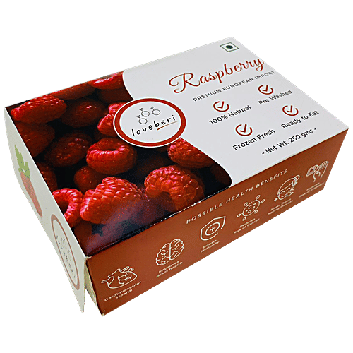 Loveberi Raspberry - Natural, Frozen Fresh, 250 g
