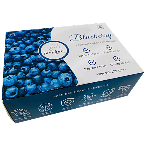 Loveberi Blueberry - Natural, Frozen Fresh, 250 g