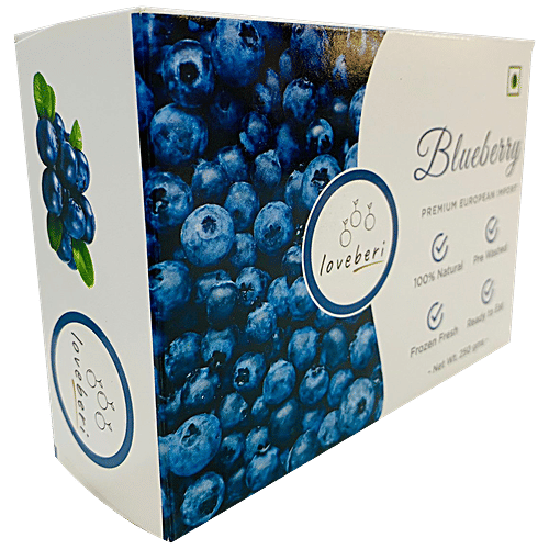 Loveberi Blueberry - Natural, Frozen Fresh, 250 g