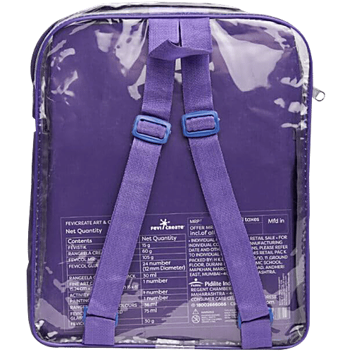 Fevicreate DIY Art & Craft Kit For Kids With School Backpack, 1 set All In One Diy Crafting Kit For Children Of Ages 5-14,