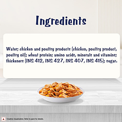 Purina Felix With Chicken In Jelly Adult Wet Cat Food, 85 g (Pack of 12) Complete & Balanced Cat Food, Vitamins D & E, Vital Minerals, Omega 6 Fatty Acid