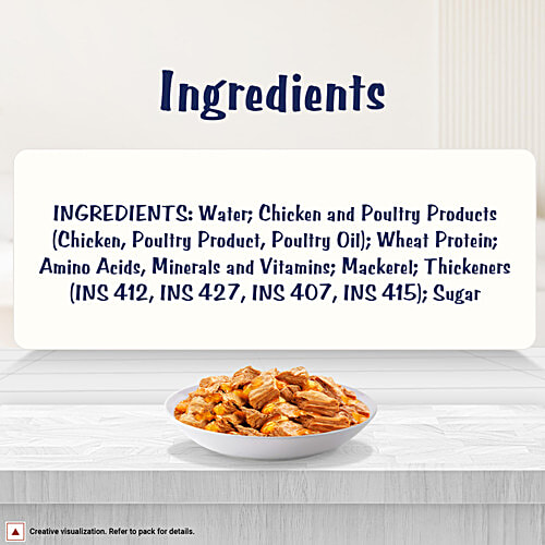 Purina Felix With Mackerel In Jelly Adult Wet Cat Food, 85 g (Pack of 12) Complete & Balanced Cat Food, Vitamins D & E, Vital Minerals, Omega 6 Fatty Acid