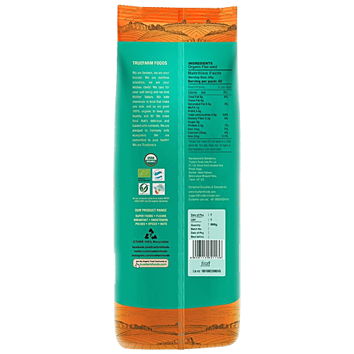 Buy Truefarm Organic Flaxseed Powder Online at Best Price of Rs 175