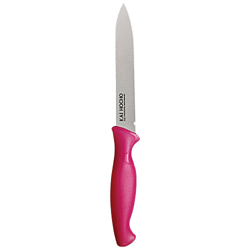 KAI Stainless Steel Kitchen Knife, 1 pc  Ergonomic Handle, Comfortable Grip, Assorted Colour