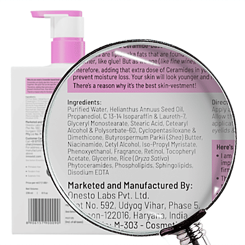 Chemist At Play  Anti-Aging Body Lotion - With Essential Ceramides, 4% Retinol, Niacinamide, Zemea, 236 ml  