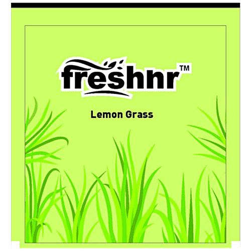 Freshnr Lemon Grass Air Freshener, 10 g Pouch Long-Lasting Bathroom Fragrances Up To 30 Days