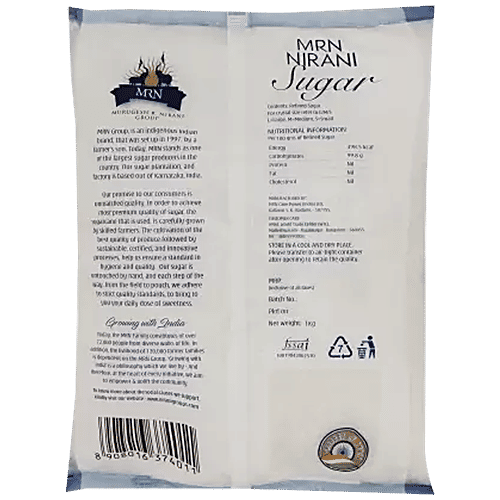 Buy Mrn Nirani Sugars Sugar Sulphur Free Double Refined, Premium