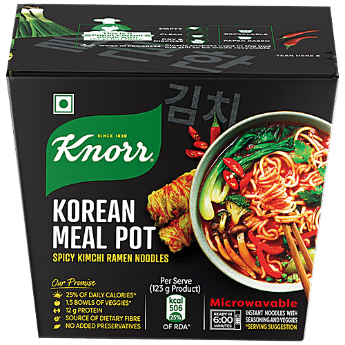 Buy Knorr Korean Meal Pot Spicy Kimchi Ramen Noodles Online at Best