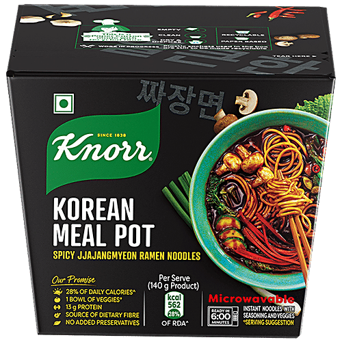 Buy Knorr Korean Meal Pot Spicy Jjajangmyeon Ramen Noodles Online at