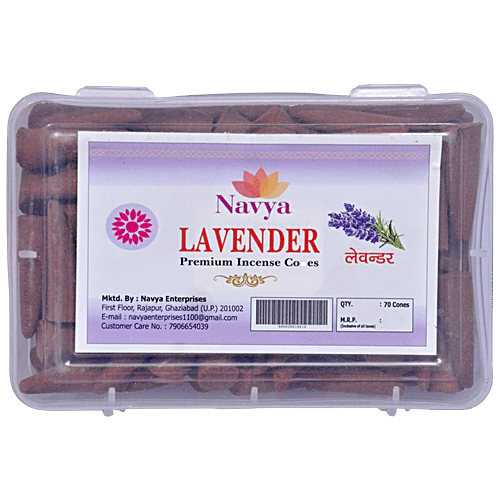 Buy Navya Lavender Premium Incense Cones Online at Best Price of Rs 80