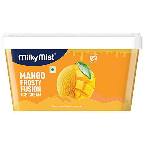 Milky Mist Mango Frosty Fusion Ice Cream, 1 L Tub 