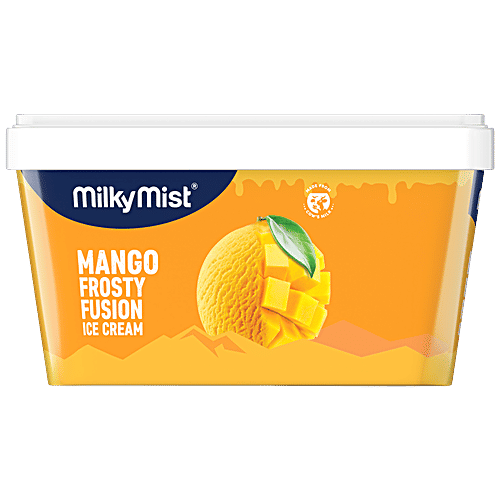 Milky Mist Mango Frosty Fusion Ice Cream, 1 L Tub 