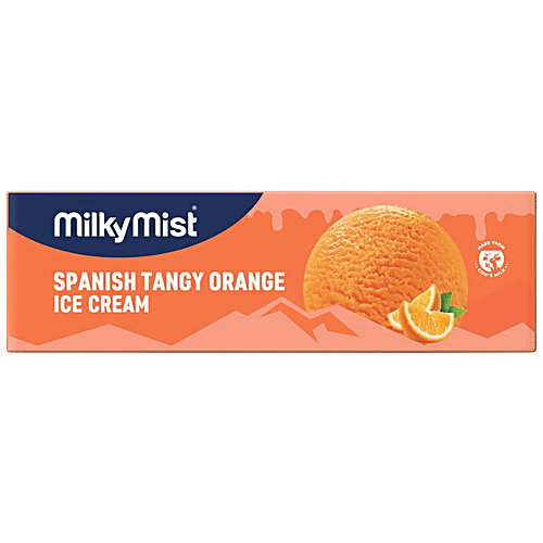 Milky Mist Spanish Tangy Orange Ice Cream, 750 ml  