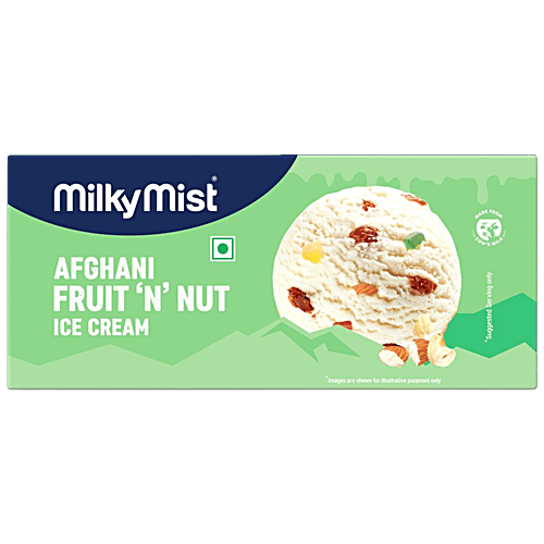 Buy Milky Mist Afghani Fruit 'N' Nut Ice Cream Online at Best Price of
