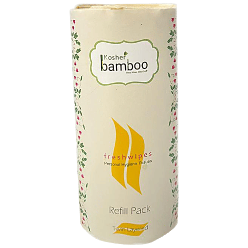 Buy Kosher Bamboo Freshwipes Personal Hygiene Tissues 2 Ply Online at