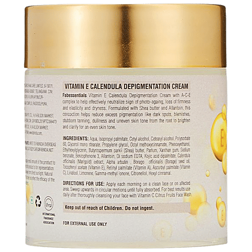 Buy Fabessentials Vitamin E Calendula Depigmentation Cream Online at