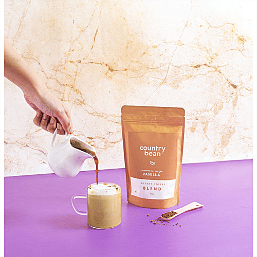 Buy Country Bean Vanilla Instant Coffee Blend Online at Best Price of Rs 247.50 bigbasket