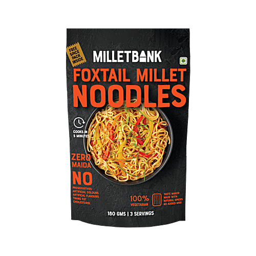 Buy Millet Bank Foxtail Millet Noodles Online at Best Price of Rs 95 bigbasket