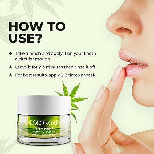 Buy ColorBar Vita Hemp Restoring & Balancing Lip Scrub With Vitamin C