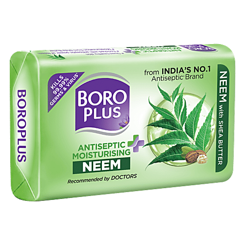 Buy Boroplus Antiseptic + Moisturising Neem Soap With Shea Butter