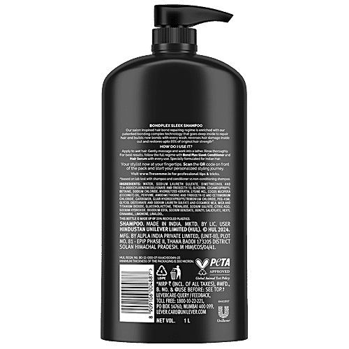 Tresemme Bondplex Sleek Shampoo, 1 L  