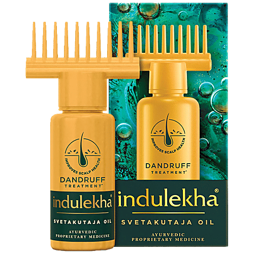 Indulekha Svetakutaja Oil - Ayurvedic Medicinal Oil For Dandruff Treatment, 50 ml  