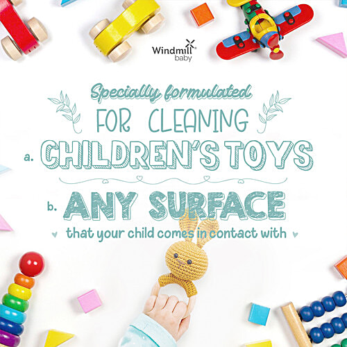 Windmill Baby Natural Toy & Multi Surface Cleaner, 450 ml  