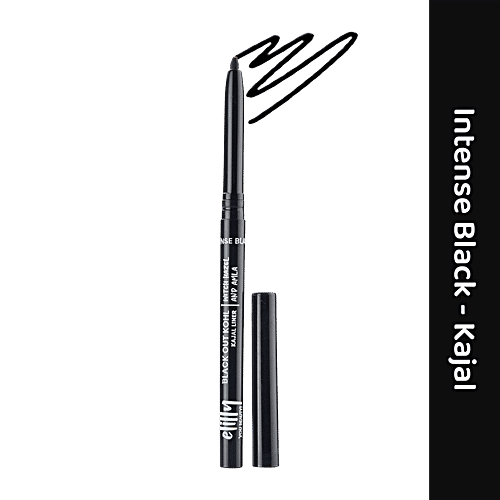 Elitty Black Out Kohl Kajal Liner With Witch Hazel & Amla & Almond Oil, 0.27 g Intense Black 