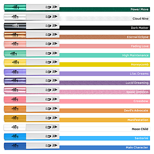 Elitty All Eyes On You Pop Liquid Metallic Eyeliner With Witch Hazel, Amla & Almond Oil, 4 ml Eternal Eclipse