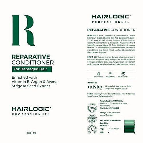 Hair Logic Hair Logic Reparative Conditioner, 250 ML  