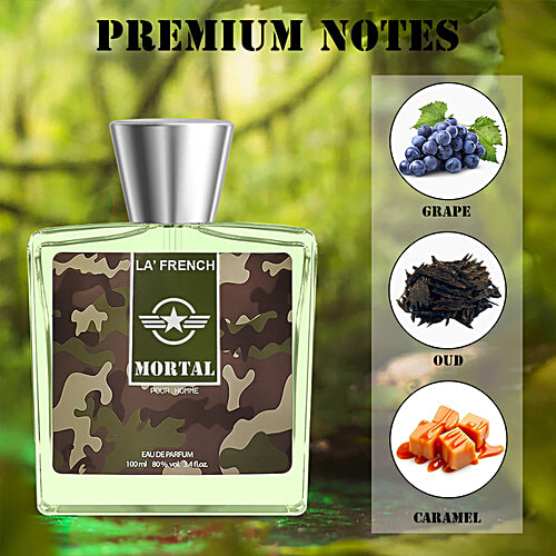 La'French Mortal Pour Homme Eau De Parfum For Men, 100 ml  EDP, Eau De Parfum