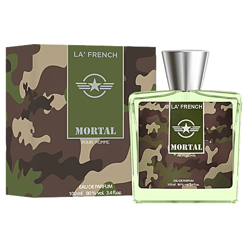 La'French Mortal Pour Homme Eau De Parfum For Men, 100 ml  EDP, Eau De Parfum