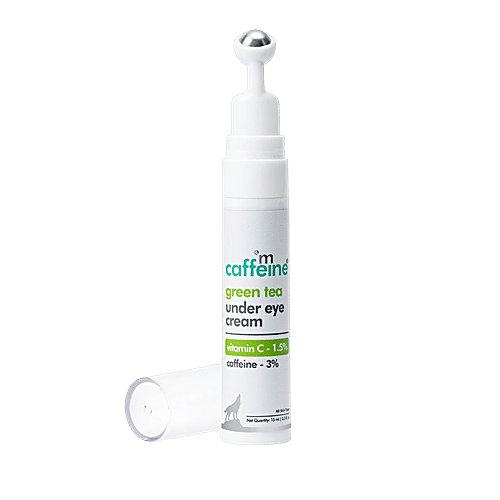 Buy mCaffeine Green Tea Under Eye Cream With Vitamin C & 3 Caffeine