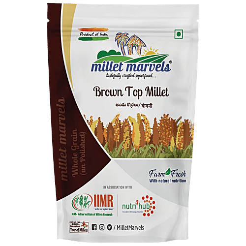 Millet Marvels 6 Pack Whole Grain,Unpolished,Vacuum Packed Multi Millet Kit, 3 kg  