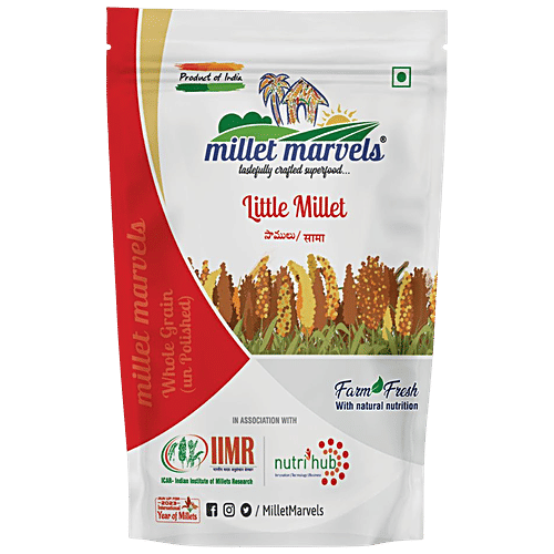 Millet Marvels 6 Pack Whole Grain,Unpolished,Vacuum Packed Multi Millet Kit, 3 kg  