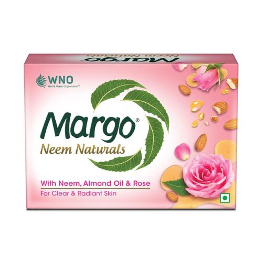 Margo Neem Naturals - Almond Oil & Rose, 100 g 