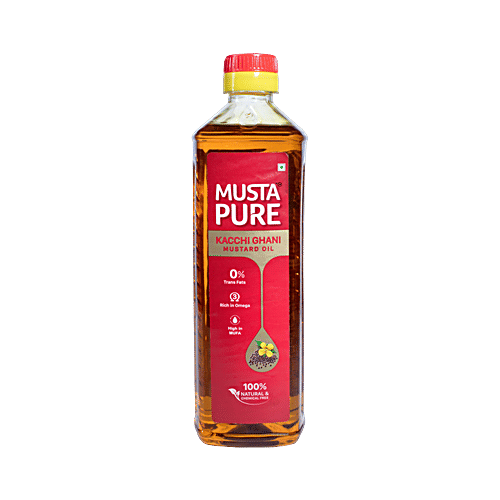 Buy Musta Pure Kacchi Ghani Mustard Oil Online at Best Price of Rs 97 bigbasket