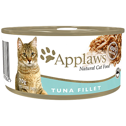 Applaws Natural Cat Food - Tuna Fillet, 70 g Tin 