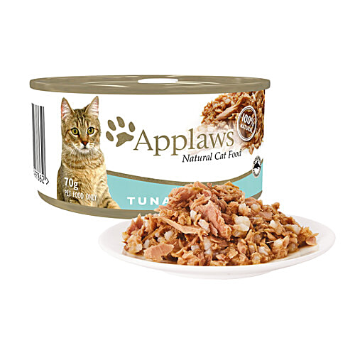 Applaws Natural Cat Food - Tuna Fillet, 70 g Tin 