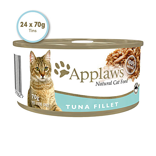 Applaws Natural Cat Food - Tuna Fillet, 70 g Tin 